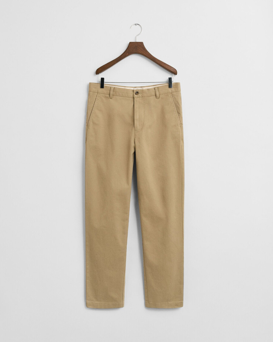 pantaloni chino super confortabili croială regulată - kaki închis