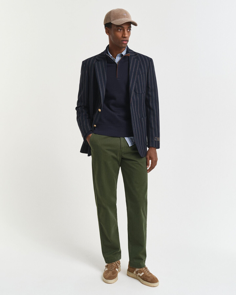 pantaloni chino super confortabili croială regulată - verde Țară
