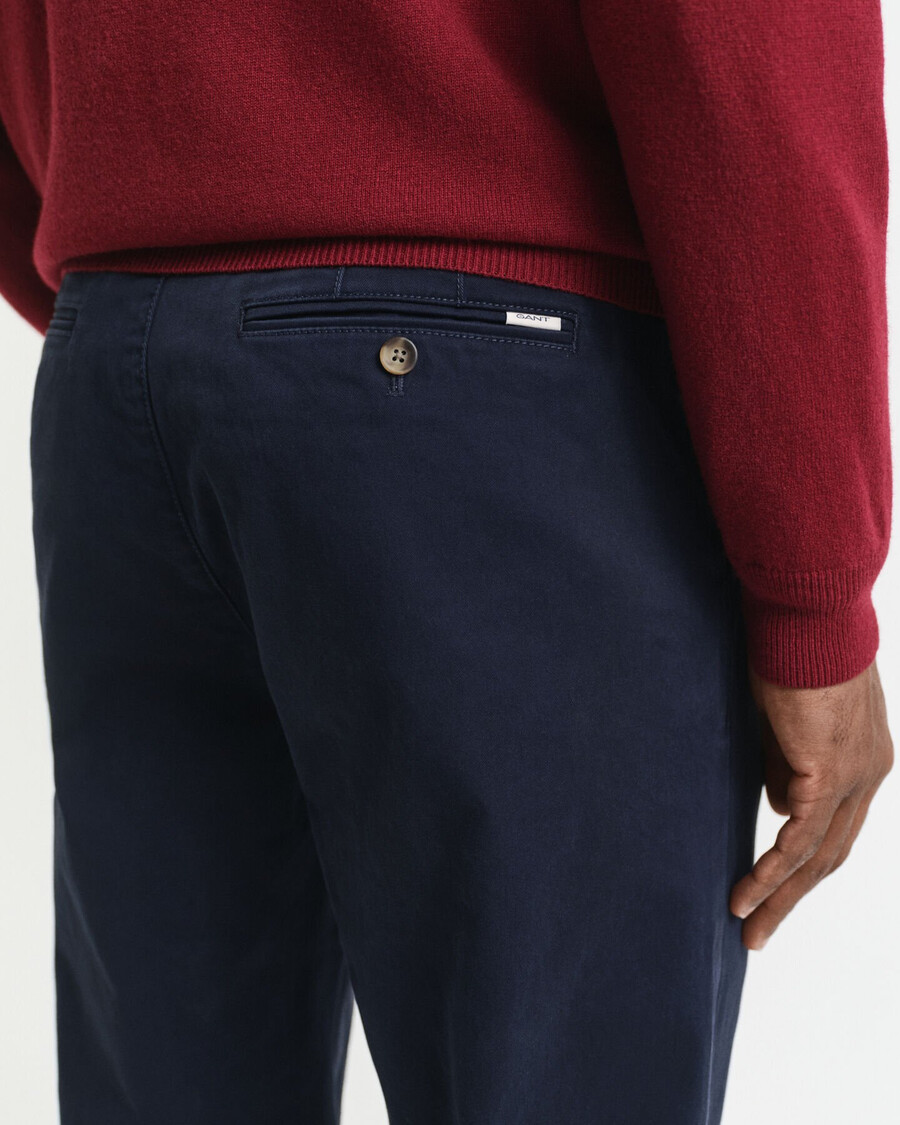 pantaloni chino super confortabili croială regulată - albastru seară