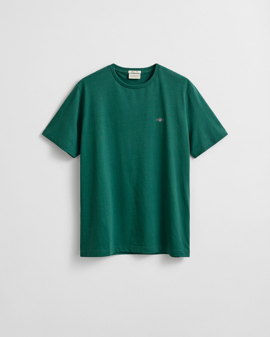 tricou regular fit shield - verde pădure Închis