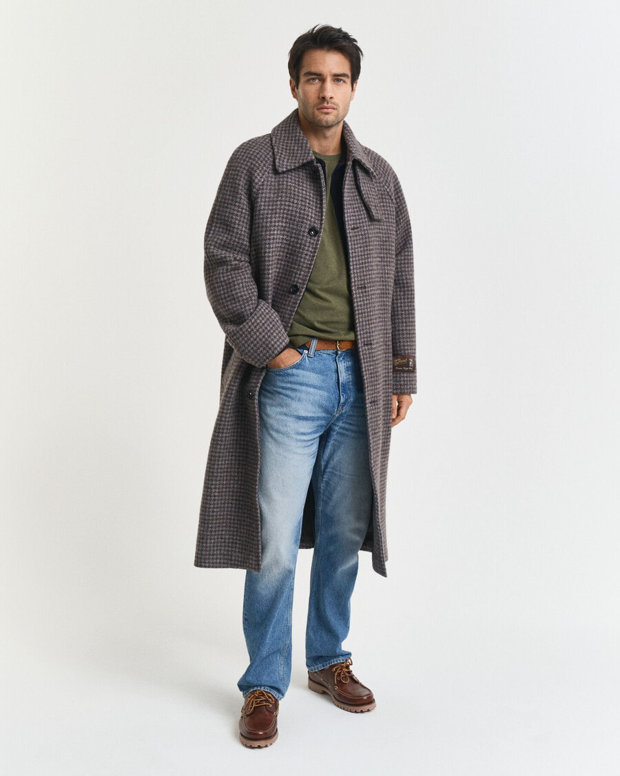 tricou regular fit shield - verde khaki melange