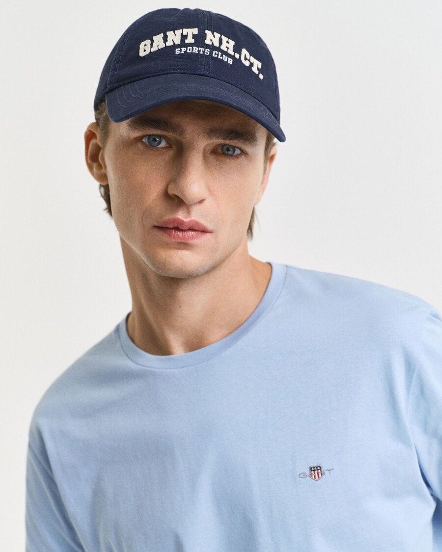 tricou regular fit shield - albastru capri