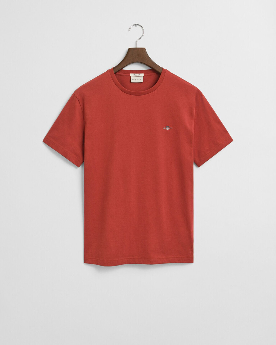 tricou regular fit shield - ruginiu modern