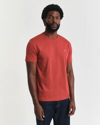 tricou regular fit shield - ruginiu modern