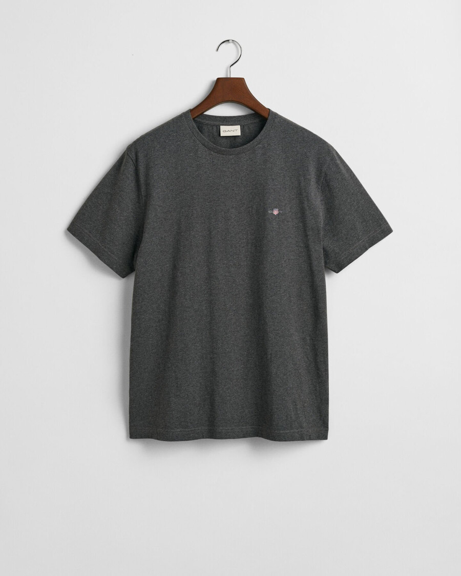 tricou regular fit shield - antracit melange