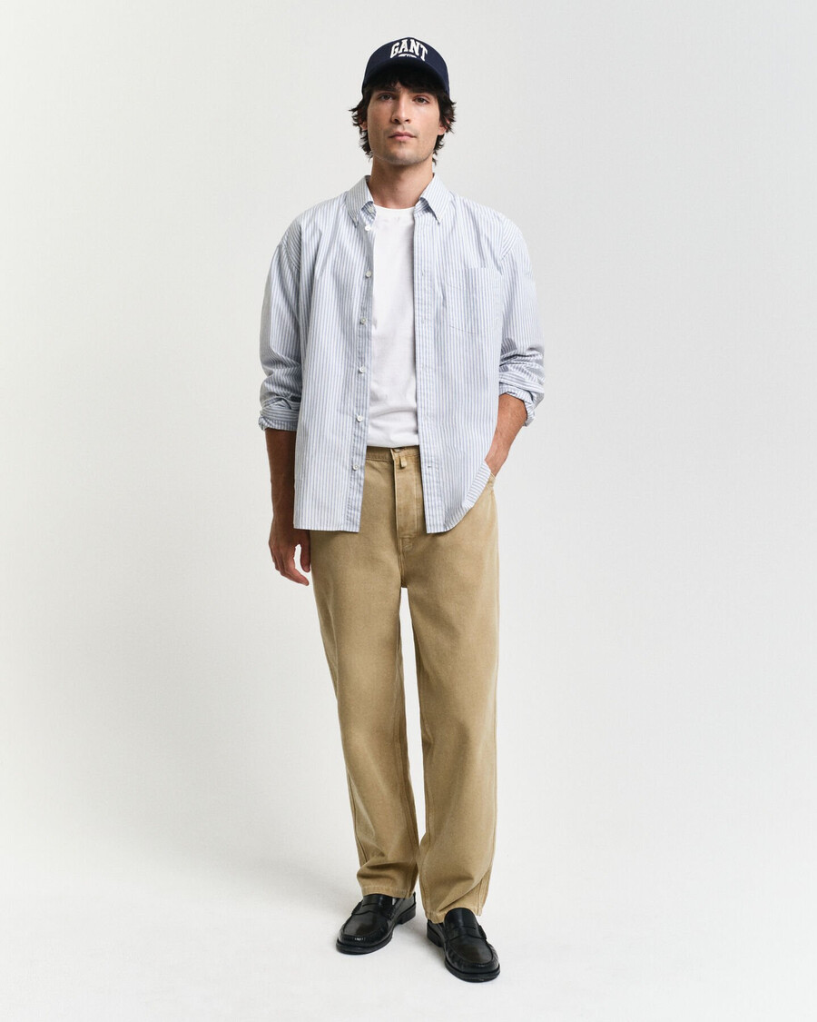 tricou slim fit cu scut - alb