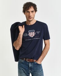 tricou archive shield - albastru de seară