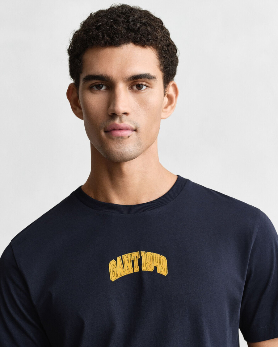 tricou grafic 1949 - albastru de seară