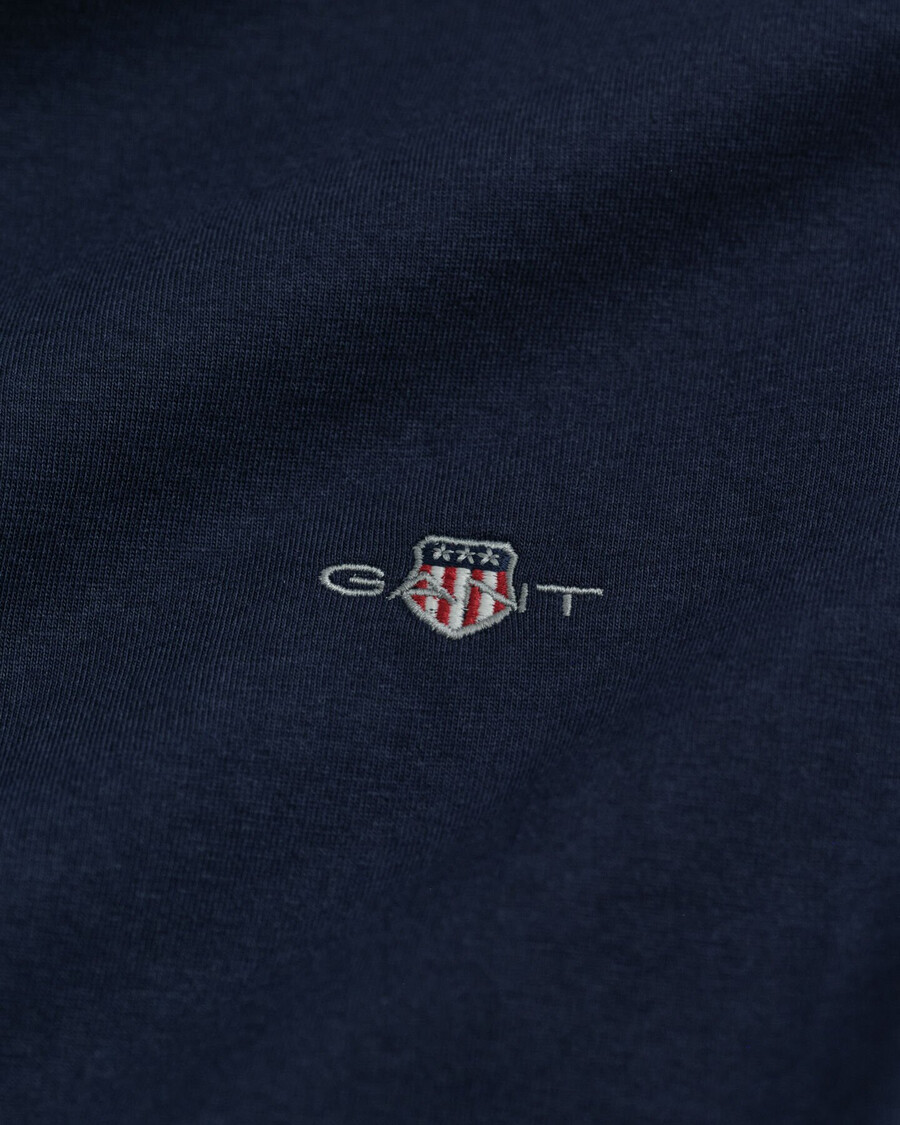 tricou cu mânecă lungă shield - albastru de seară