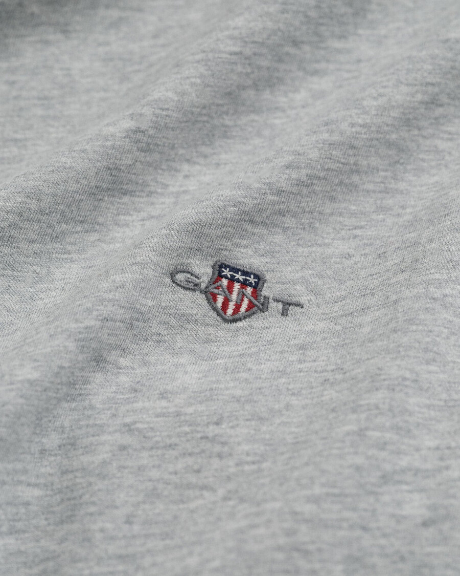 tricou cu mânecă lungă shield - gri melange