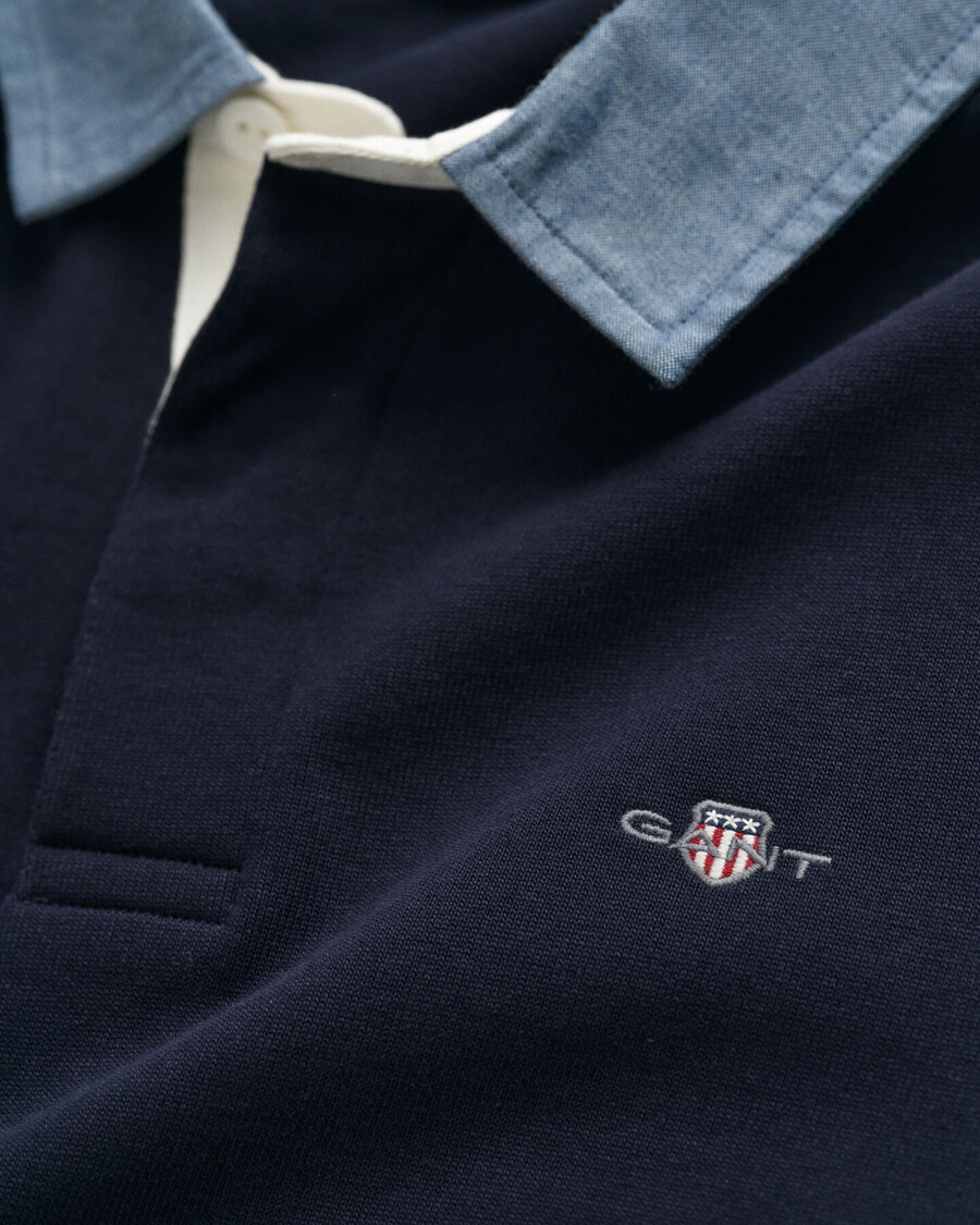 guler chambray heavy rugger - albastru de seară