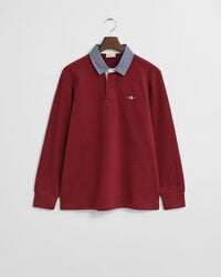 guler chambray heavy rugger - roșu pline