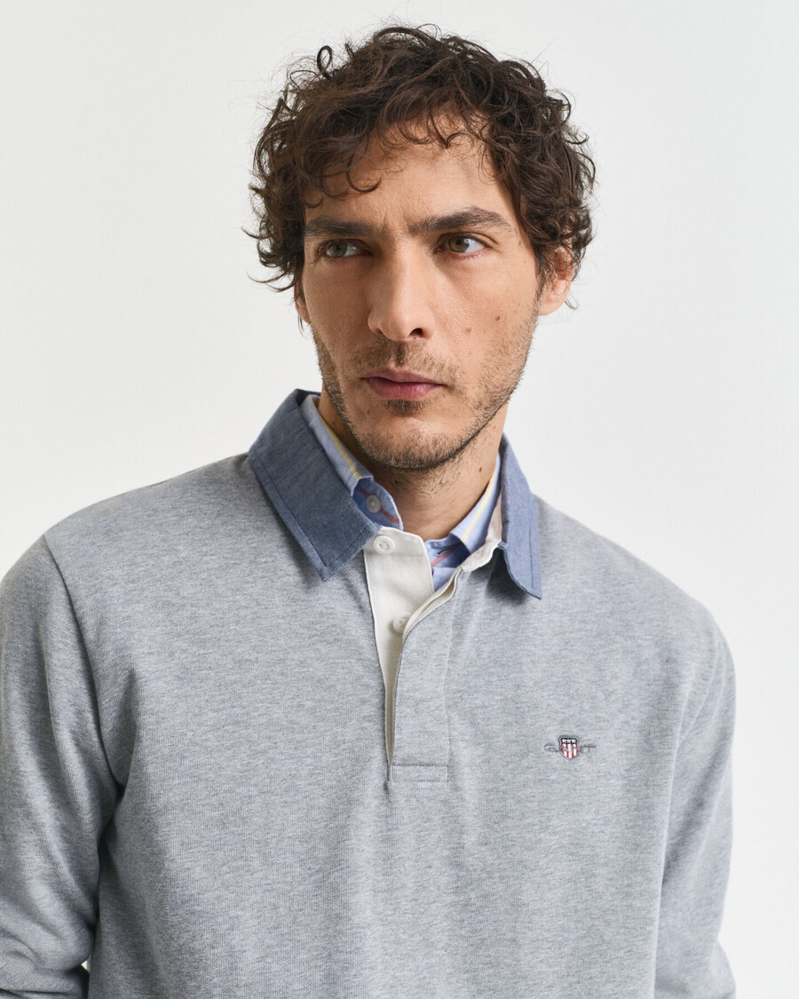 guler chambray heavy rugger - gri melange