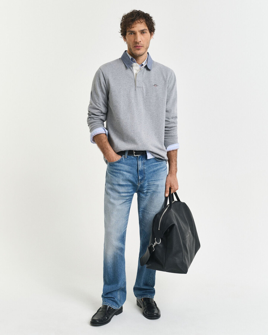 guler chambray heavy rugger - gri melange