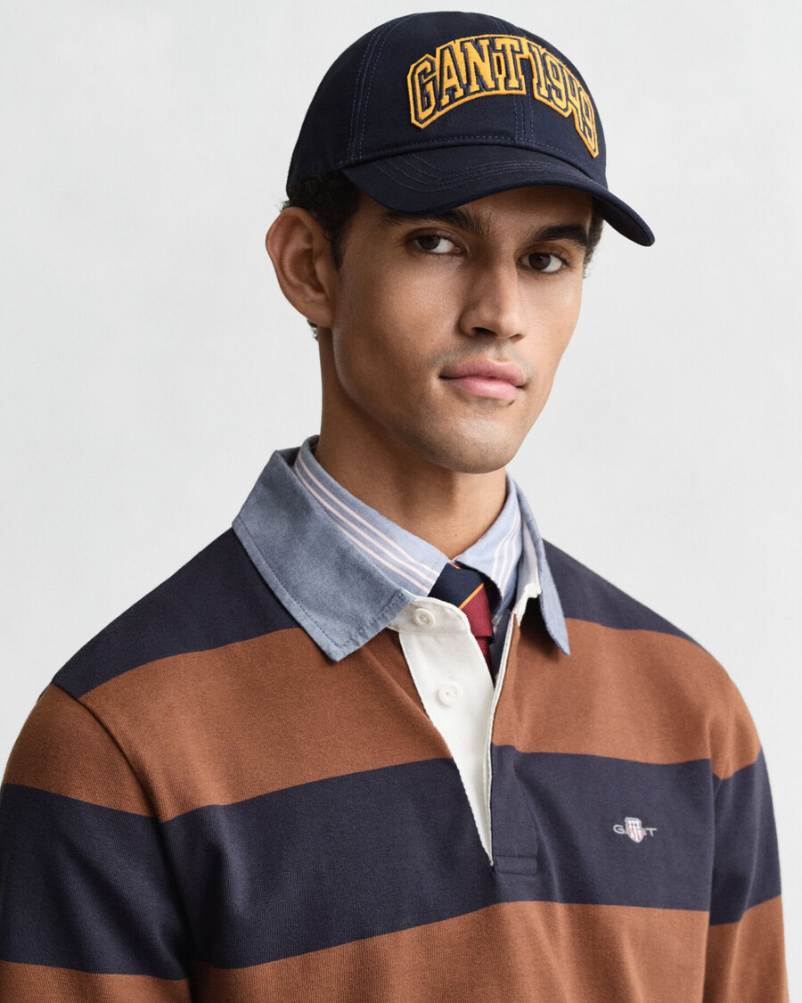 guler chambray cu dungi heavy rugger - maro mahon