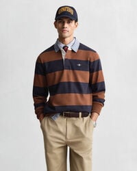 guler chambray cu dungi heavy rugger - maro mahon