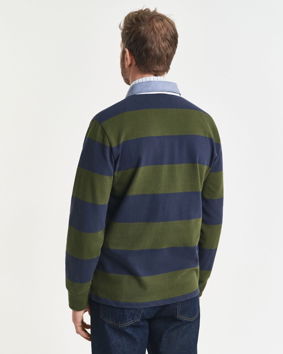 guler chambray cu dungi heavy rugger - verde Țară
