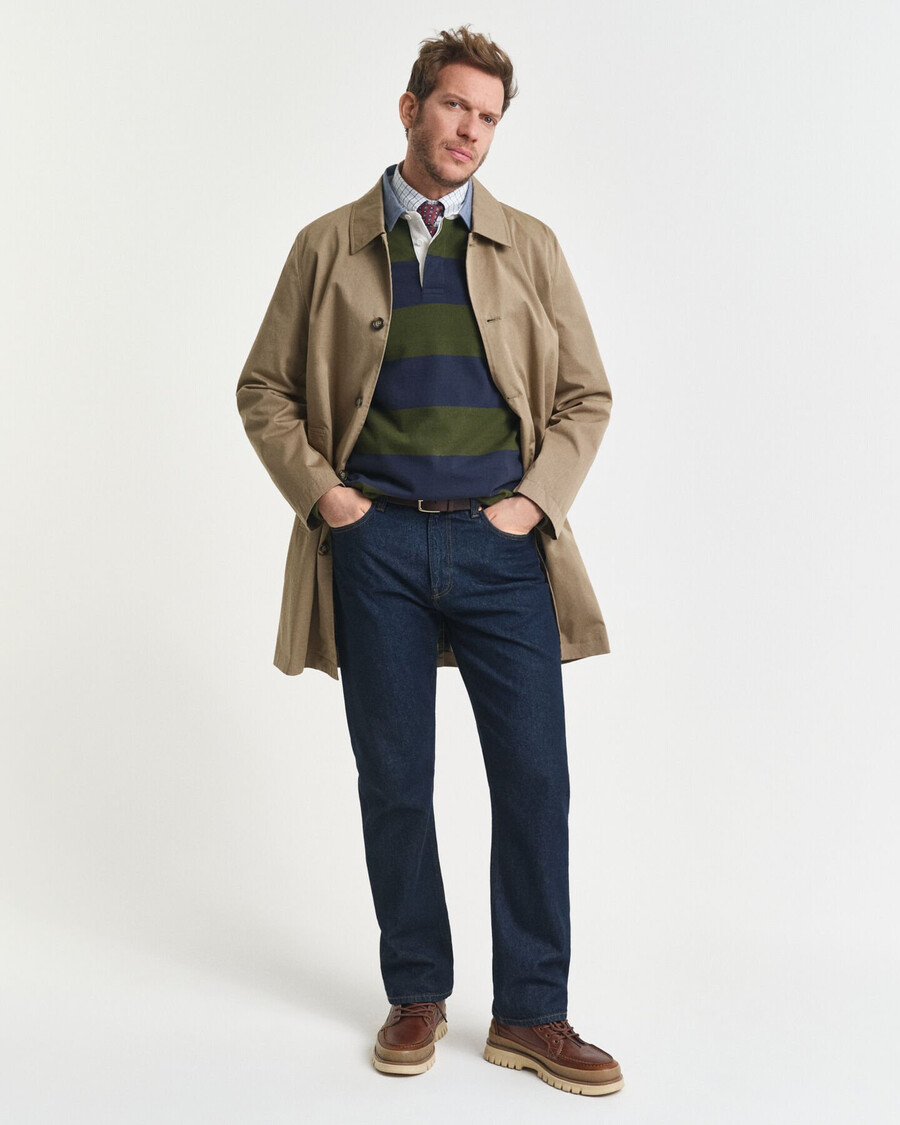 guler chambray cu dungi heavy rugger - verde Țară