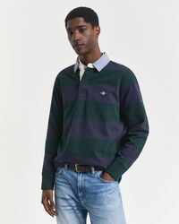 guler chambray cu dungi heavy rugger - verde tartan