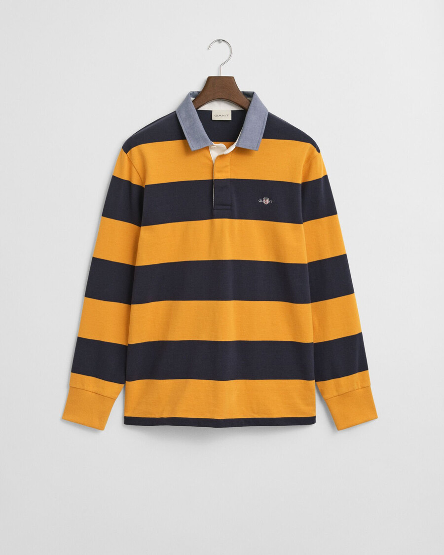 guler chambray cu dungi heavy rugger - lichen galben