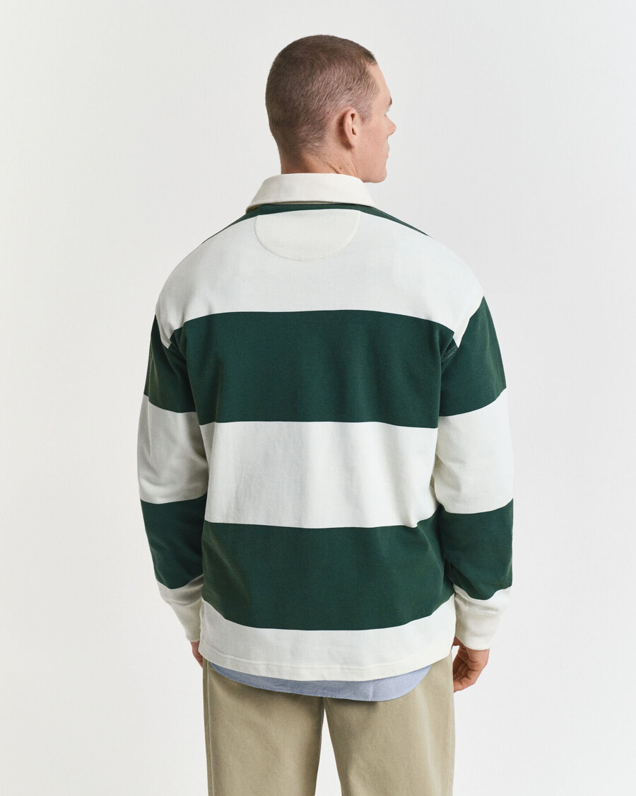 rugger heavy cu dungi bloc - verde pădure