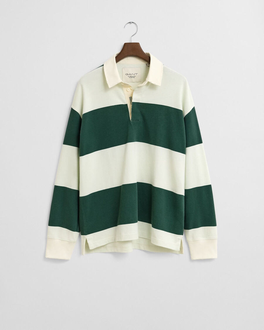 rugger heavy cu dungi bloc - verde pădure