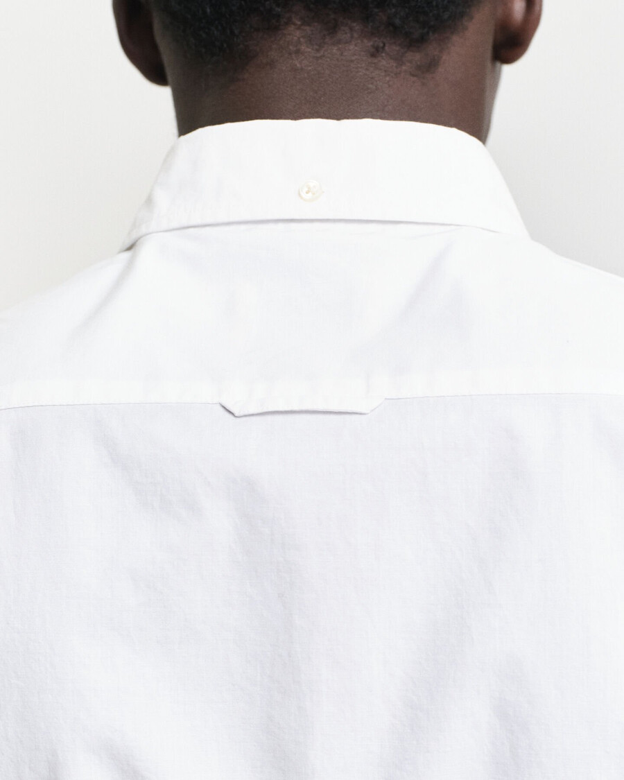 cămașă clasică din poplin croială slim fit - alb