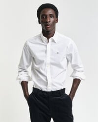 cămașă clasică din poplin croială slim fit - alb