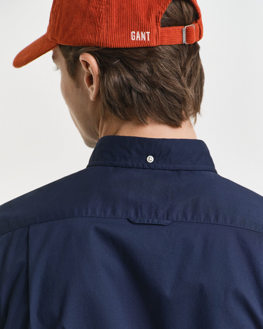 cămașă clasică din poplin croială slim fit - bleumarin