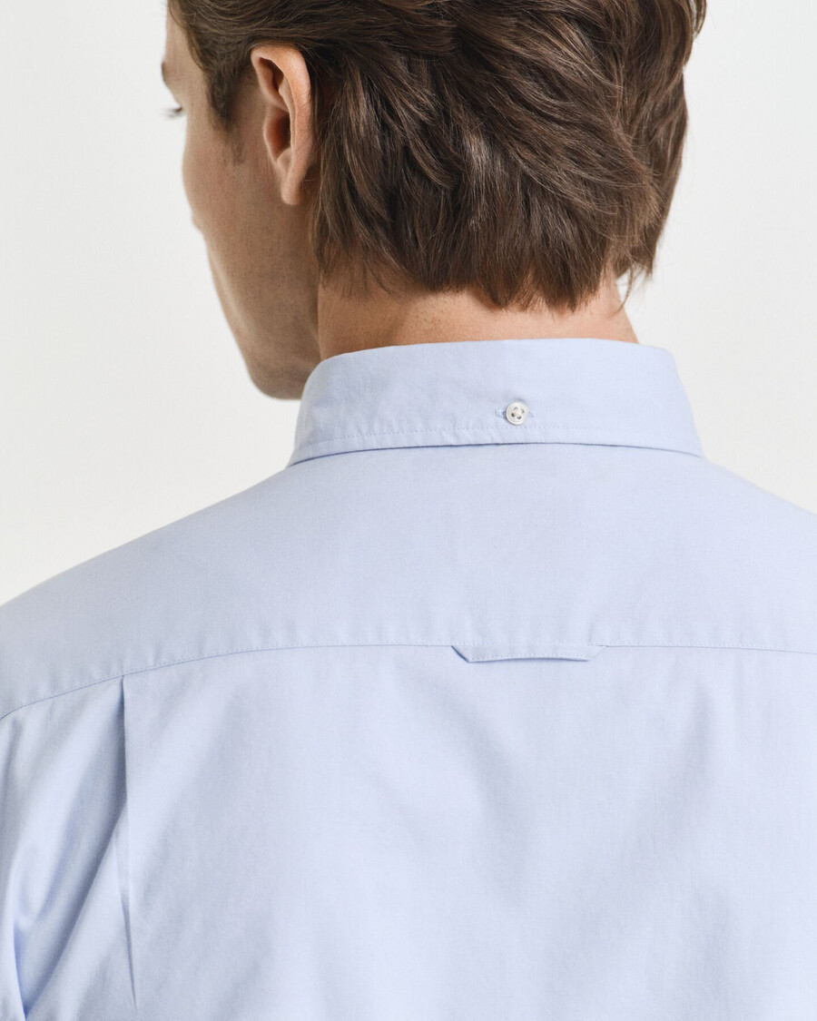 cămașă clasică din poplin croială slim fit - albastru deschis