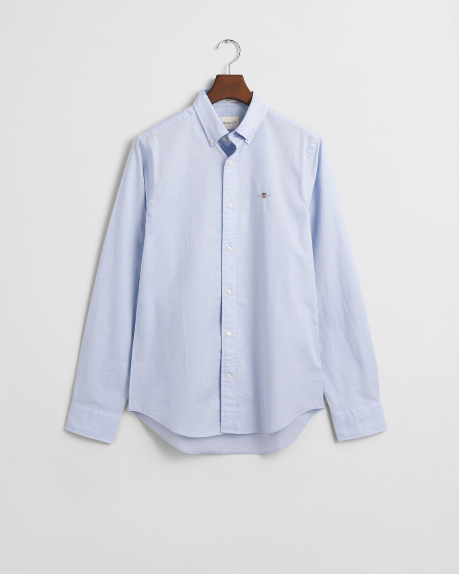cămașă clasică din poplin croială slim fit - albastru deschis