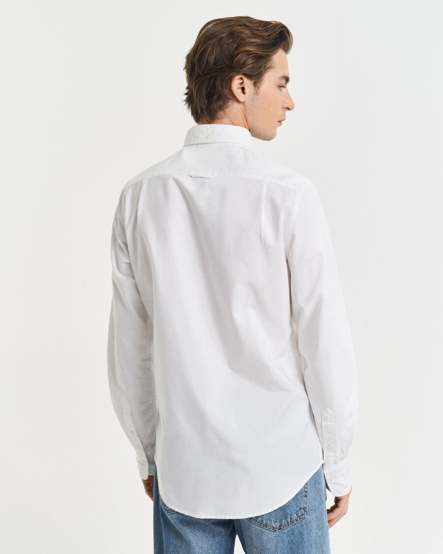 cămașă oxford clasică slim fit - alb