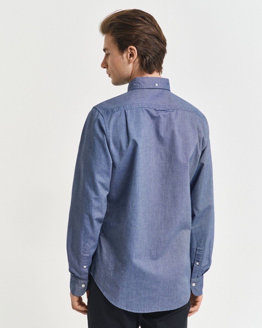 cămașă oxford clasică slim fit - albastru persan