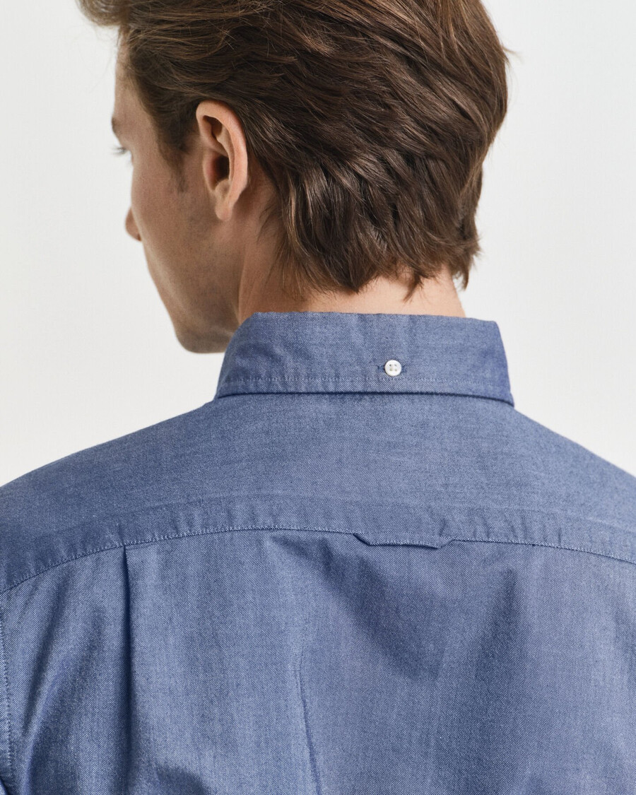 cămașă oxford clasică slim fit - albastru persan