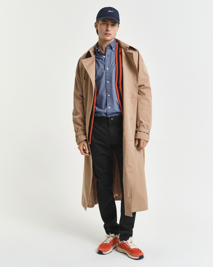 cămașă oxford clasică slim fit - albastru persan