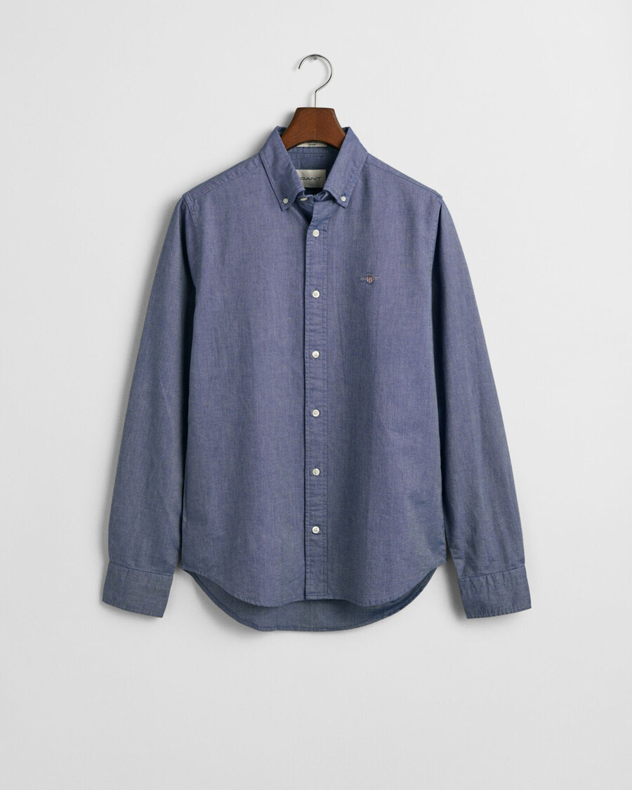 cămașă oxford clasică slim fit - albastru persan