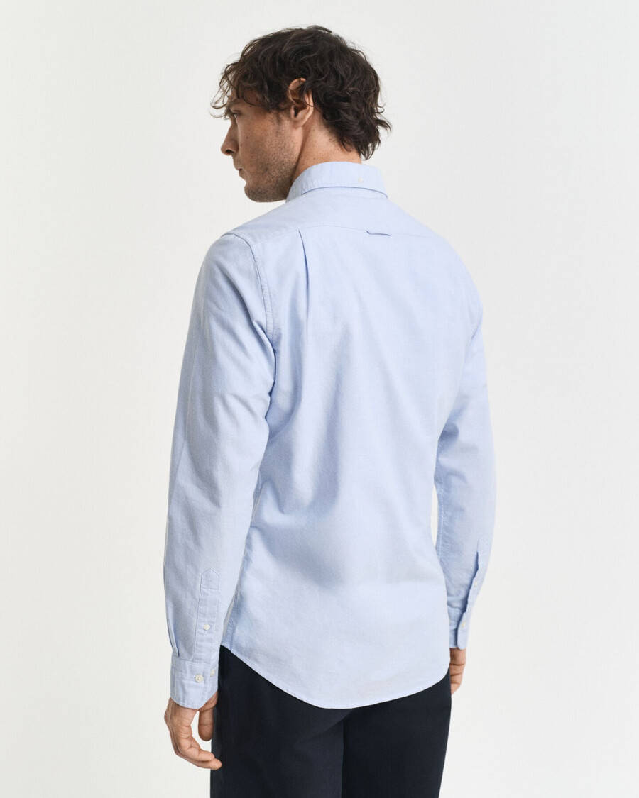 cămașă oxford clasică slim fit - albastru deschis