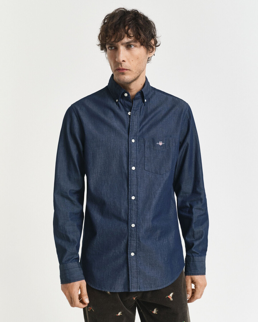 cămașă indigo regular fit - indigo Închis