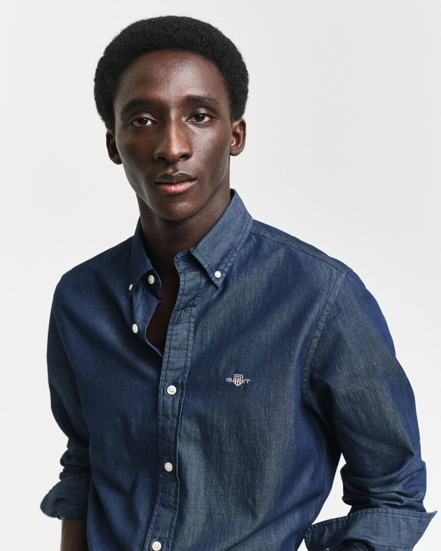 cămașă indigo slim fit - indigo Închis