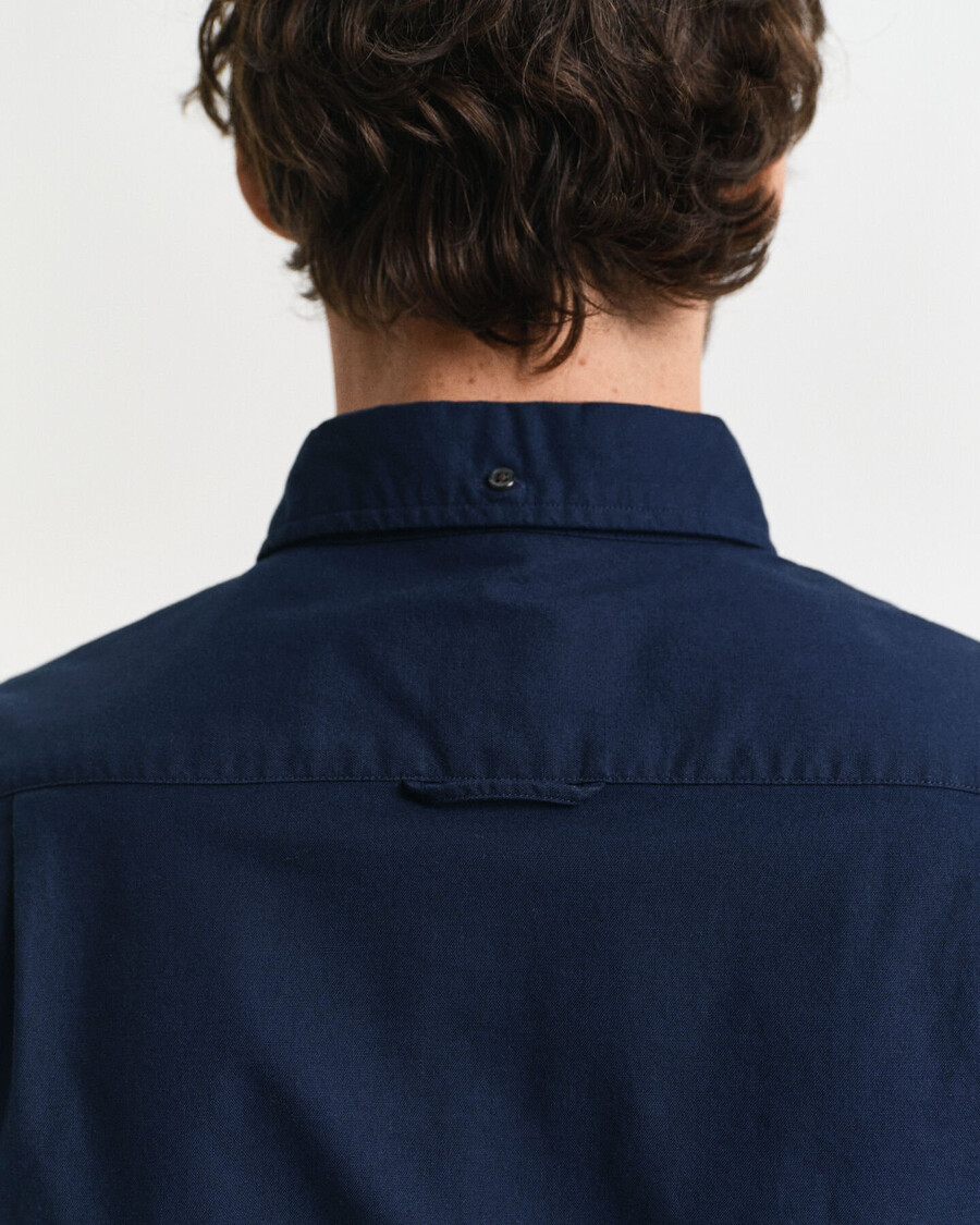 cămașă oxford stretch slim fit - bleumarin