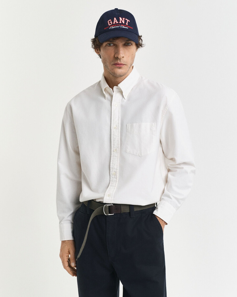 cămașă oxford heritage relaxed fit - coajă de ou