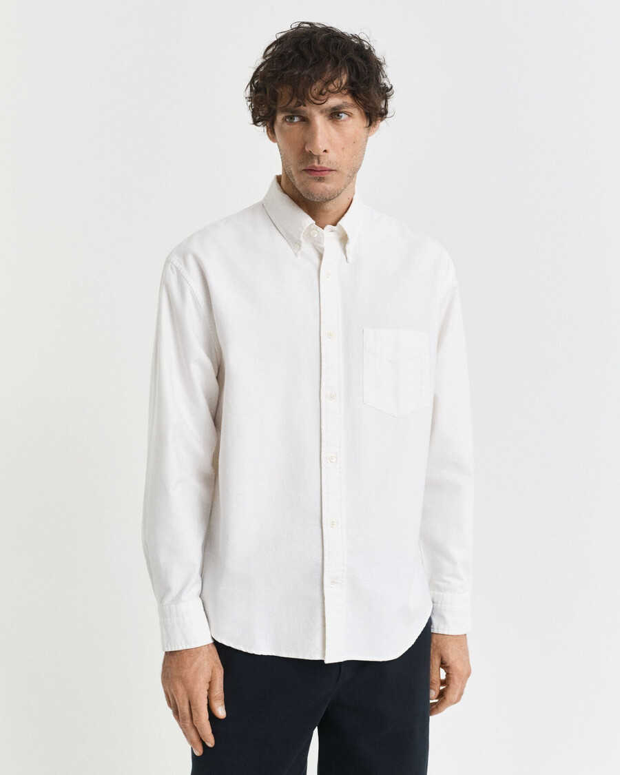 cămașă oxford heritage relaxed fit - coajă de ou