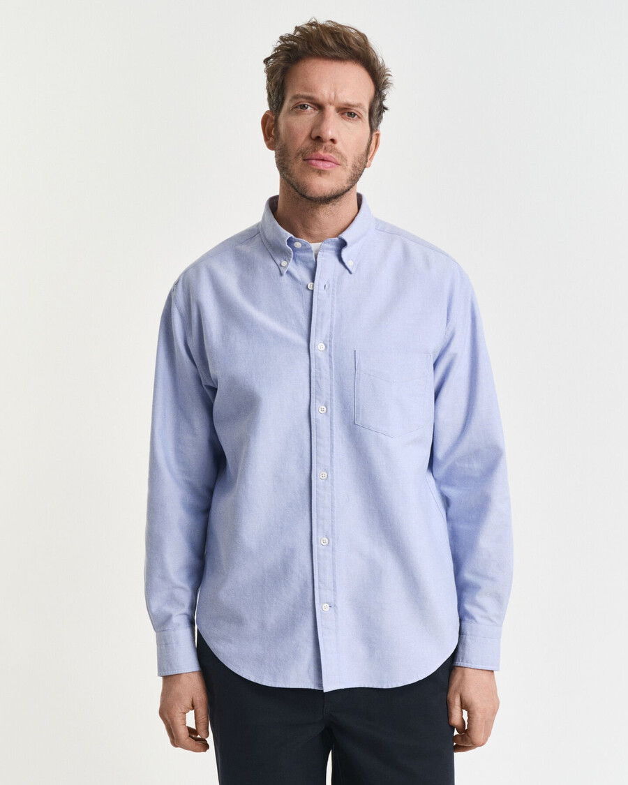 cămașă oxford heritage relaxed fit - albastru myosotis
