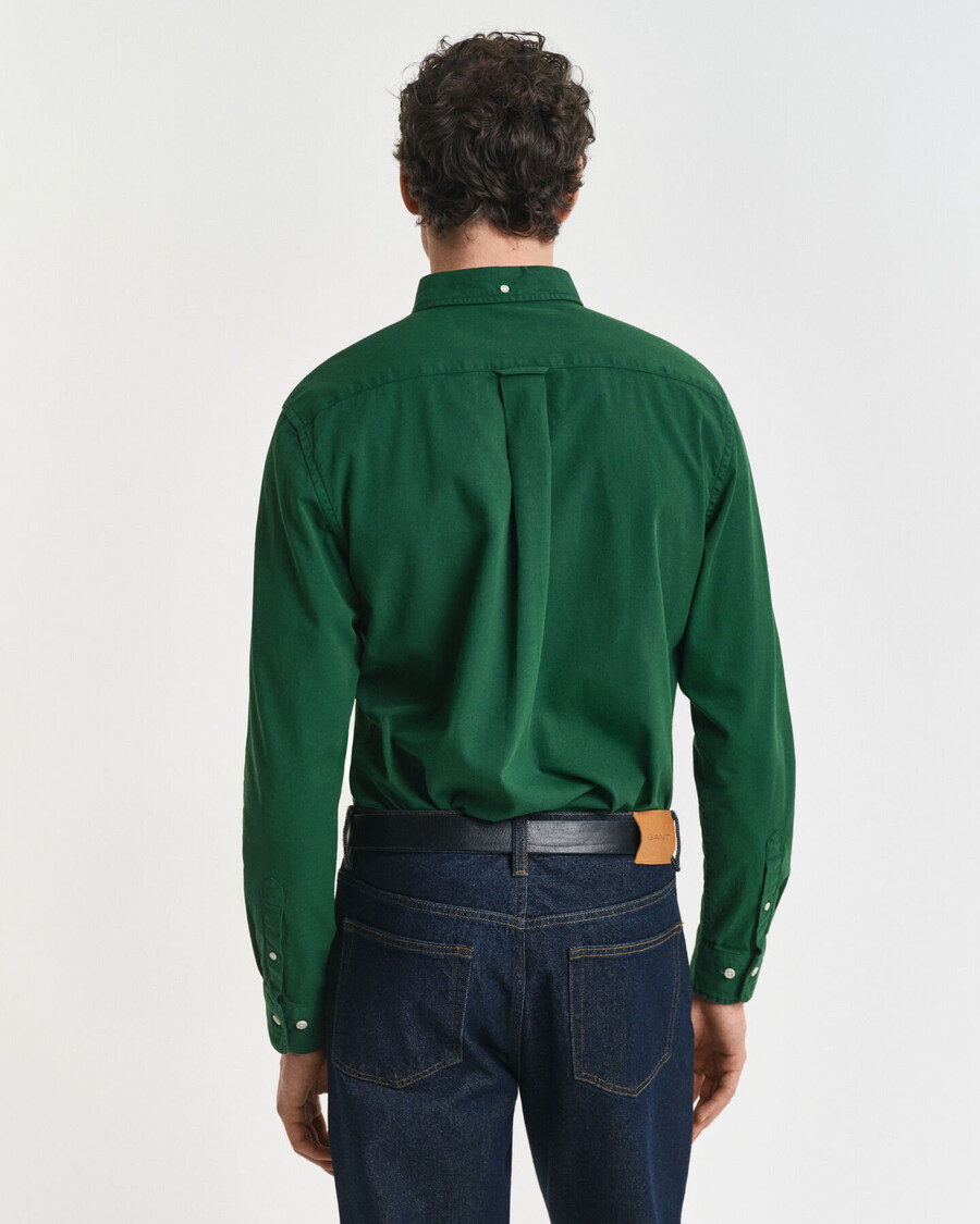 cămașă twill cu croială regulată - verde pădure