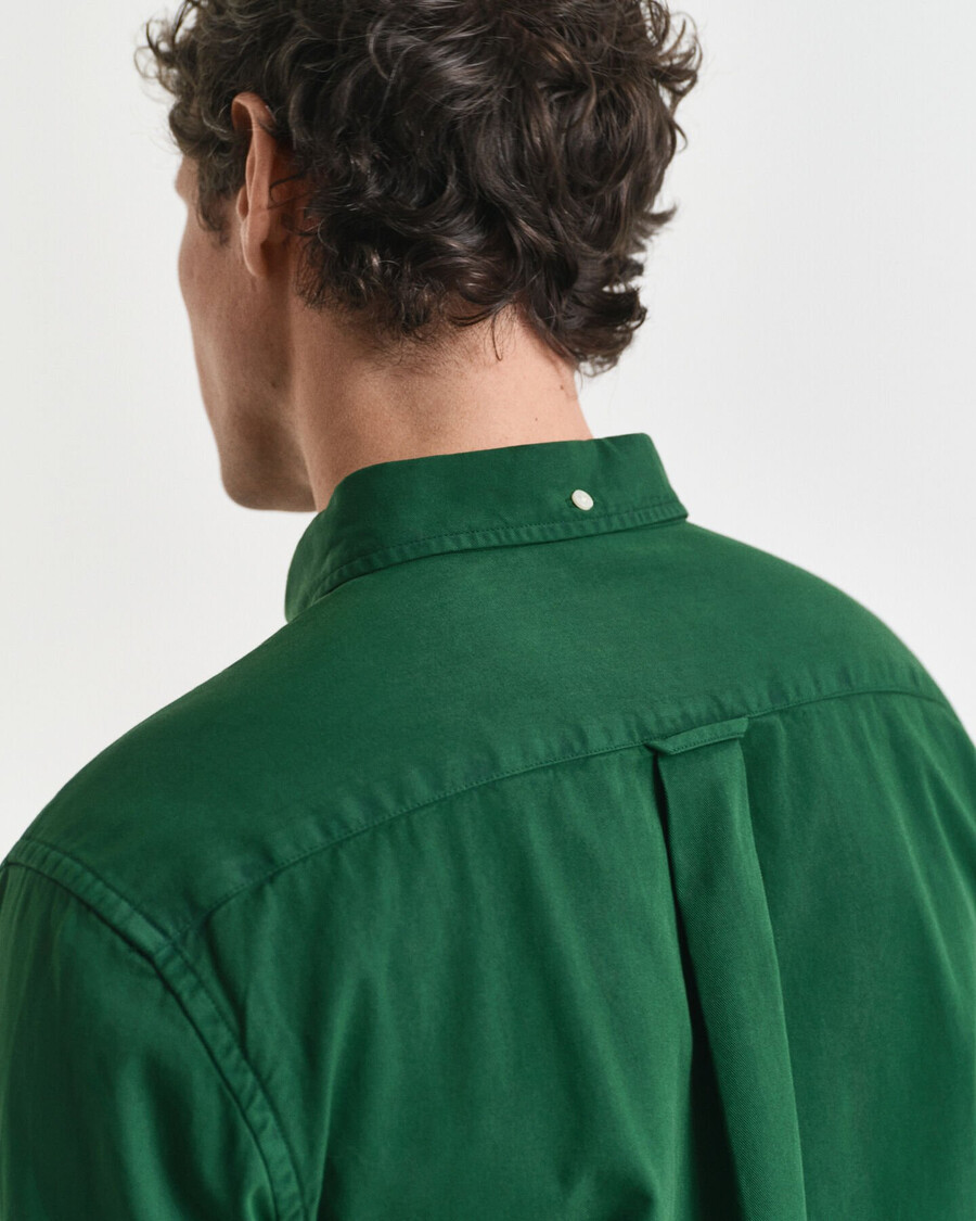 cămașă twill cu croială regulată - verde pădure