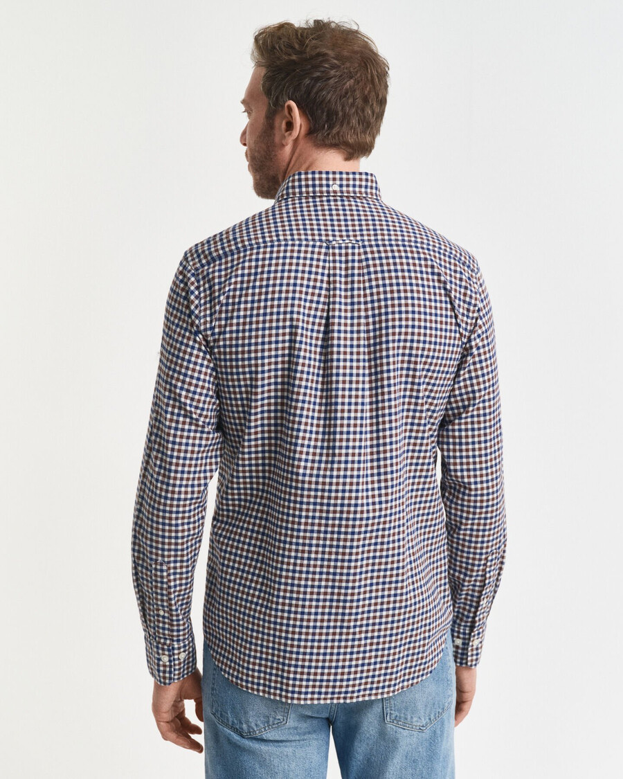 cămașă regular fit gingham twill - maro mahon