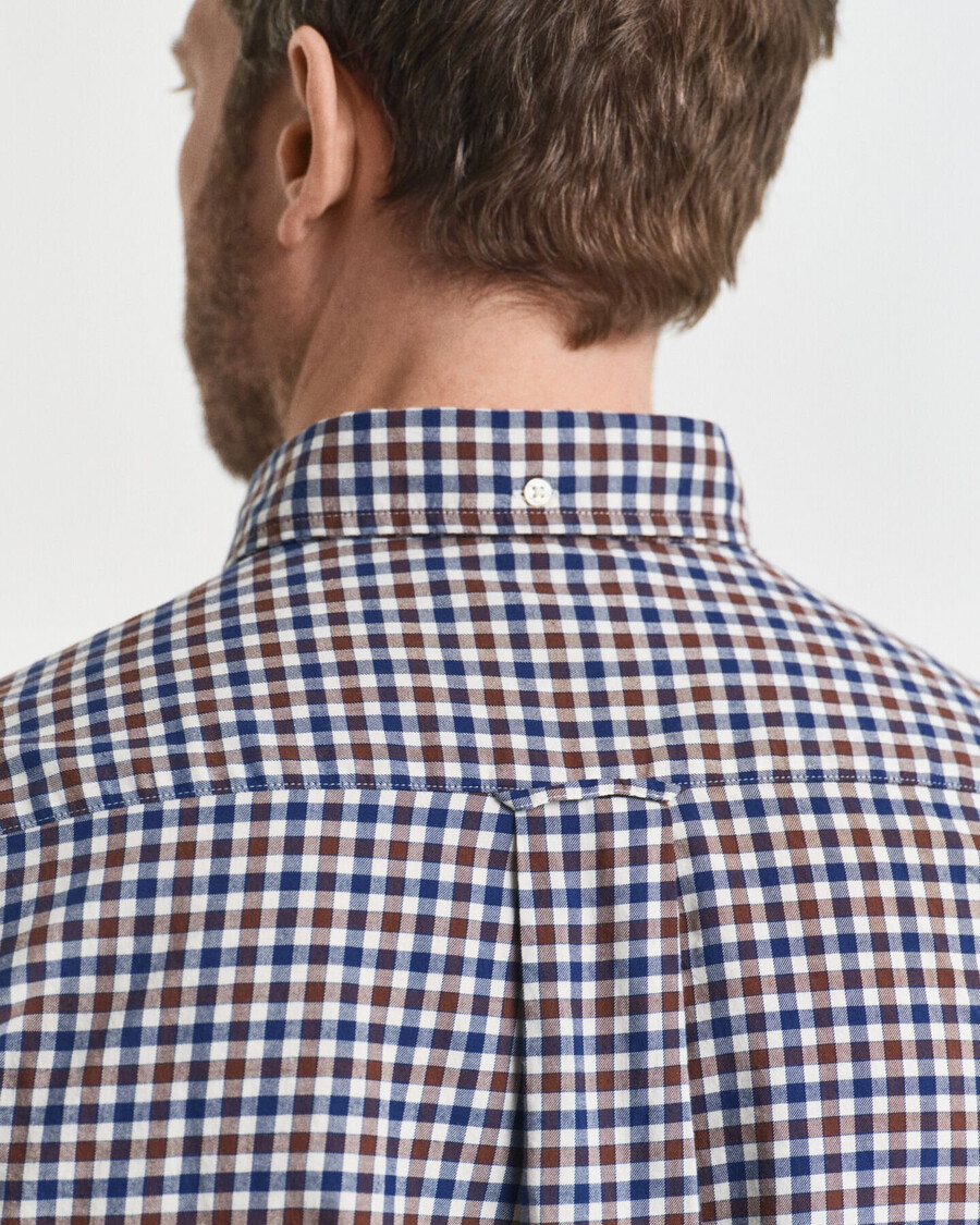 cămașă regular fit gingham twill - maro mahon