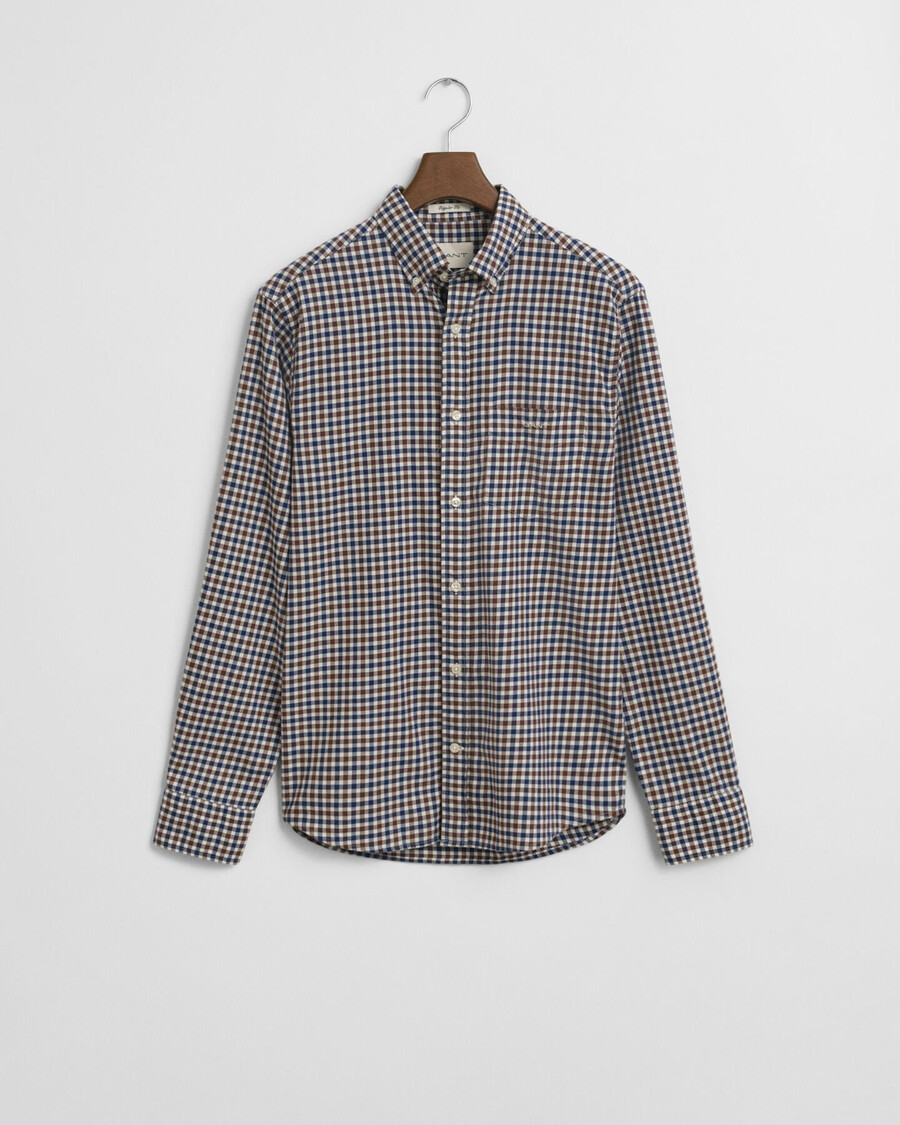 cămașă regular fit gingham twill - maro mahon