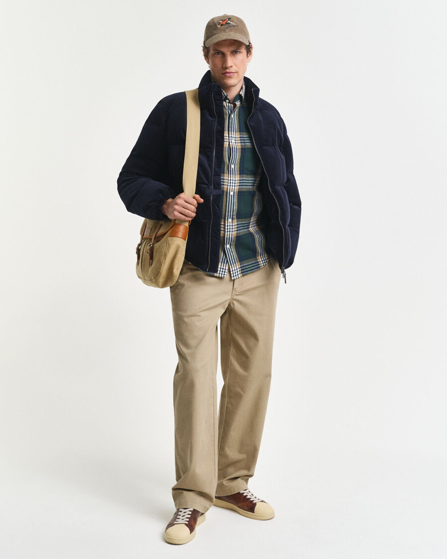 cămașă din flanel cu croială regulată model windblown - verde tartan