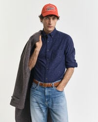 cămașă nepps din flanel croială regulată - albastru persan